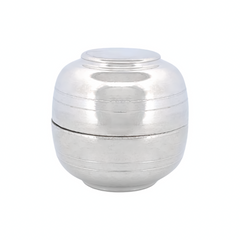 Silver Minimalist Storage Container