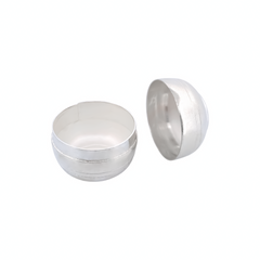 Silver Minimalist Storage Container