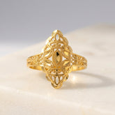 22K Gold Antique Filigree Ring