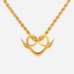 22K Gold Heart Pendant
