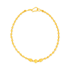 22K Gold Timeless Beaded Bracelet