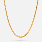 22K Gold Foxtail Dragon Chain - 16"