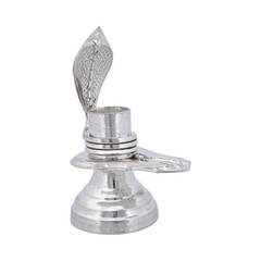 Silver Shiva Lingam Naga