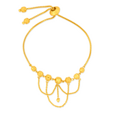 22K Gold Intricate Beadwork Bracelet