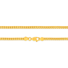 22K Gold Foxtail Chain - 21.5"
