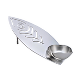 Silver Leaf Ganpati Oil Lamp