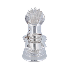 Silver Shiva Lingam Naga