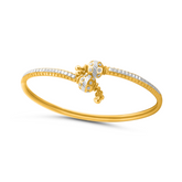 22K Gold Two-Tone Bracelet