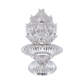 Silver Lakshmi Kamakshi Oil Lamp