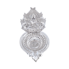 Silver Lakshmi Kamakshi Oil Lamp