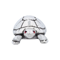 Silver Divine Tortoise for Pooja and Vastu