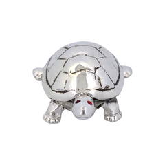 Silver Divine Tortoise for Pooja and Vastu