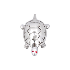 Silver Divine Tortoise for Pooja and Vastu