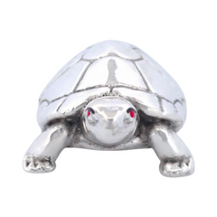 Silver Divine Tortoise for Pooja and Vastu