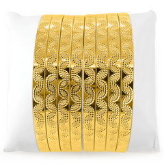 22K Gold Leaf Bangles - Set of 2