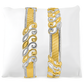 22K Gold Peacock Design Bangles - Set of 2