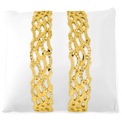 22K Gold Swave Bangles - Set of 2