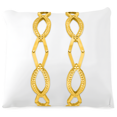 22K Gold Designer Bangles - Set of 2
