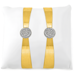 22K Gold Designer Bangles - Set of 2