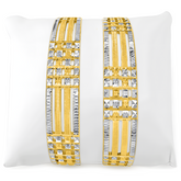 22K Gold Cutwork Glitzy Bangles - Set of 2