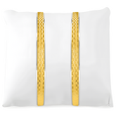 22K Gold 3d Texture Bangles - Set of 2