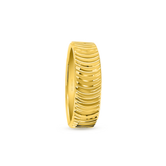 22K Gold Curv Band