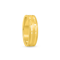 22K Gold Everyday Simple Wedding Band