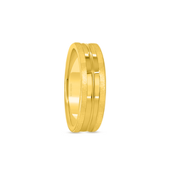 22K Gold Everyday Simple Wedding Band