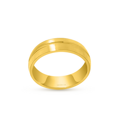 22K Gold DomLin Wedding Band