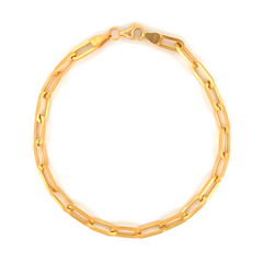 22K Gold Lite Clip Bracelet