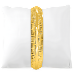 22K Gold Matte Greek Kada