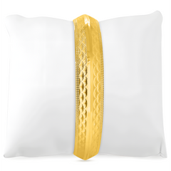 22K Gold C Wave Kada