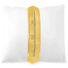 22K Gold ZigZag Kada