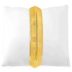 22K Gold ZigZag Kada