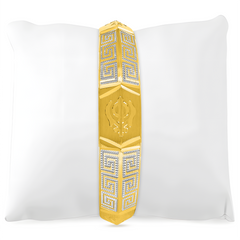 22K Gold Khanda V Kada