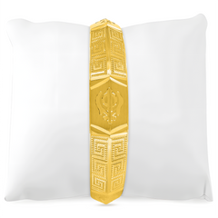 22K Gold Khanda V Kada