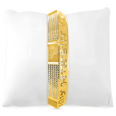 22K Gold Satnam WaheGuru Kada