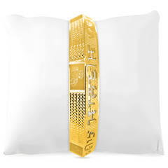 22K Gold Satnam WaheGuru Kada