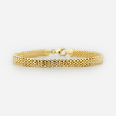 14K Gold Mesh Bracelet