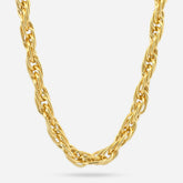 14K Gold Thick Rope Chain - 18"