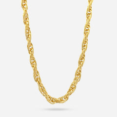 14K Gold Thick Rope Chain - 18"