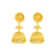 22K Gold Exquisite Jhumkas