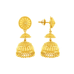 22K Gold Exquisite Jhumkas