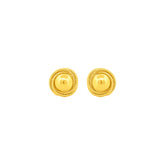 22K Gold Timeless Rope Earrings