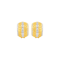 22K Gold Sophisticated Clip-On Earrings