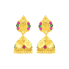 22K Gold Laxmi Jhumkas