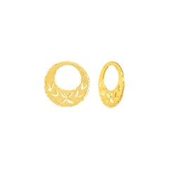 22K Gold Elegant Men's Nattiyan Earrings