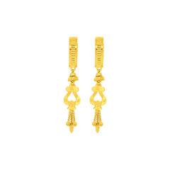22K Gold Drop Earrings