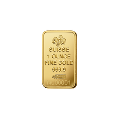 1 oz Pure Gold Bar PAMP Suisse Lady Fortuna Veriscan (New In Assay)