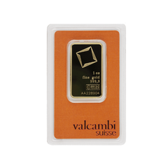 1 oz Valcambi Pure Gold Bar (New In Assay)
